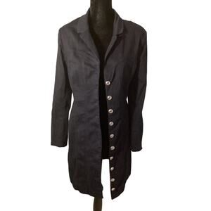 Guess Navy Button Up Dress